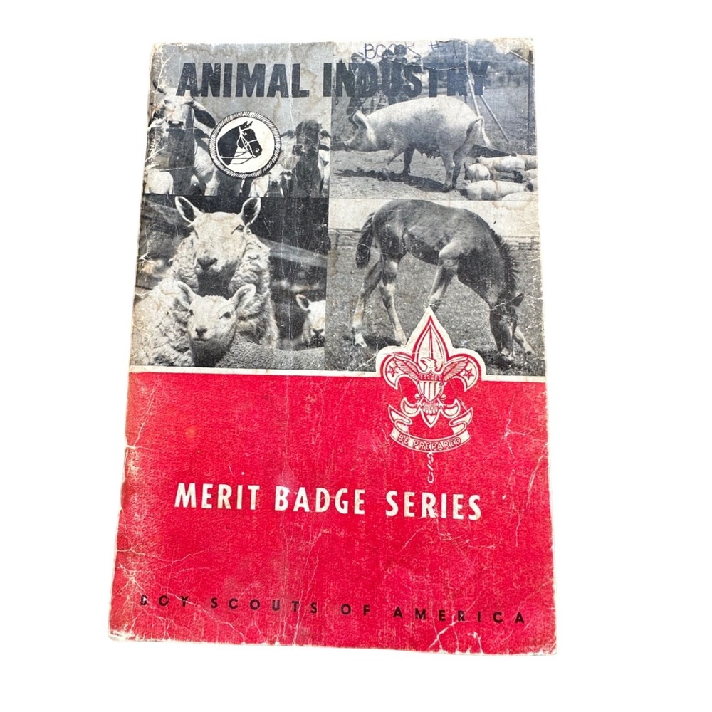 Vintage 1964 Boy Scouts of America Animal Industry Merit Badge Series Pamphlet